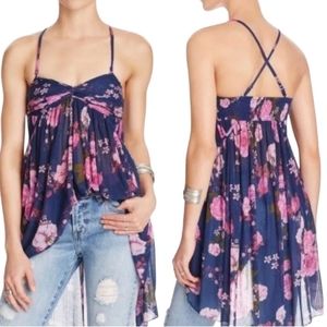 NWOT Free People Mirage Floral Top💐